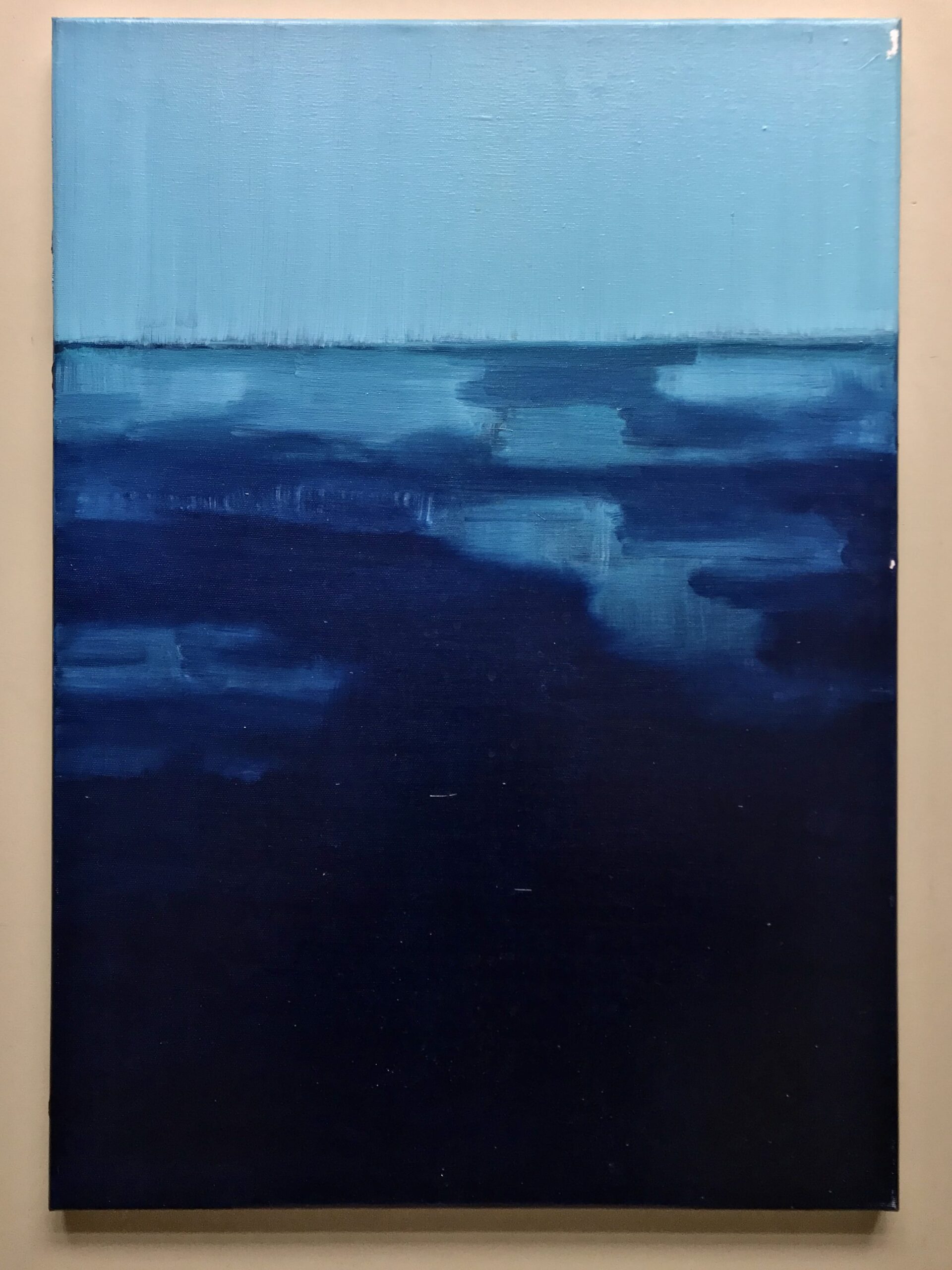 Abstrakt See und Himmel