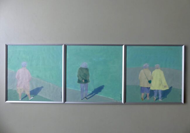Old Ladies /ÓL paper / triptych
