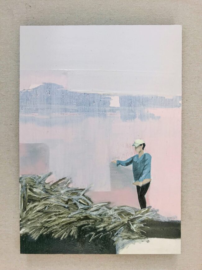 Worker in the Ricefield 2