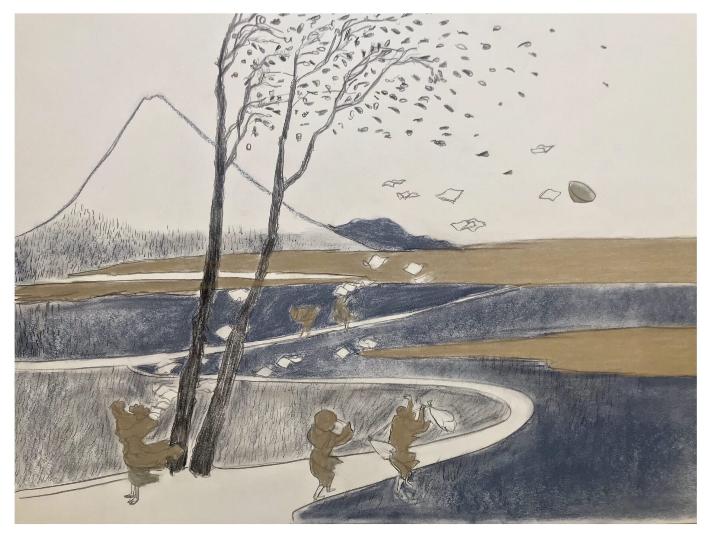 Stürmische Landschaft