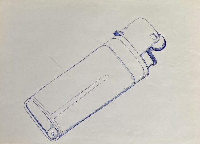 Set 02 von Bleistiftzeichnungen.