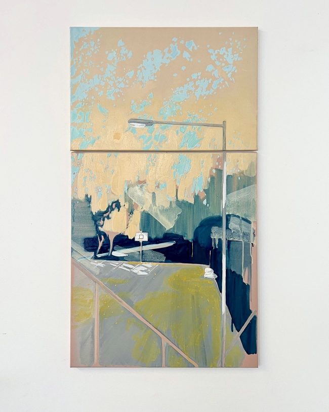 Sonntag auf den Parkplatz